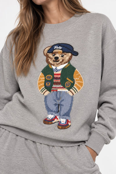Conjunto tejido oso