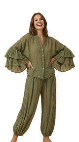 Conjunto olivo olanes
