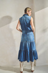 Vestido vaquero largo