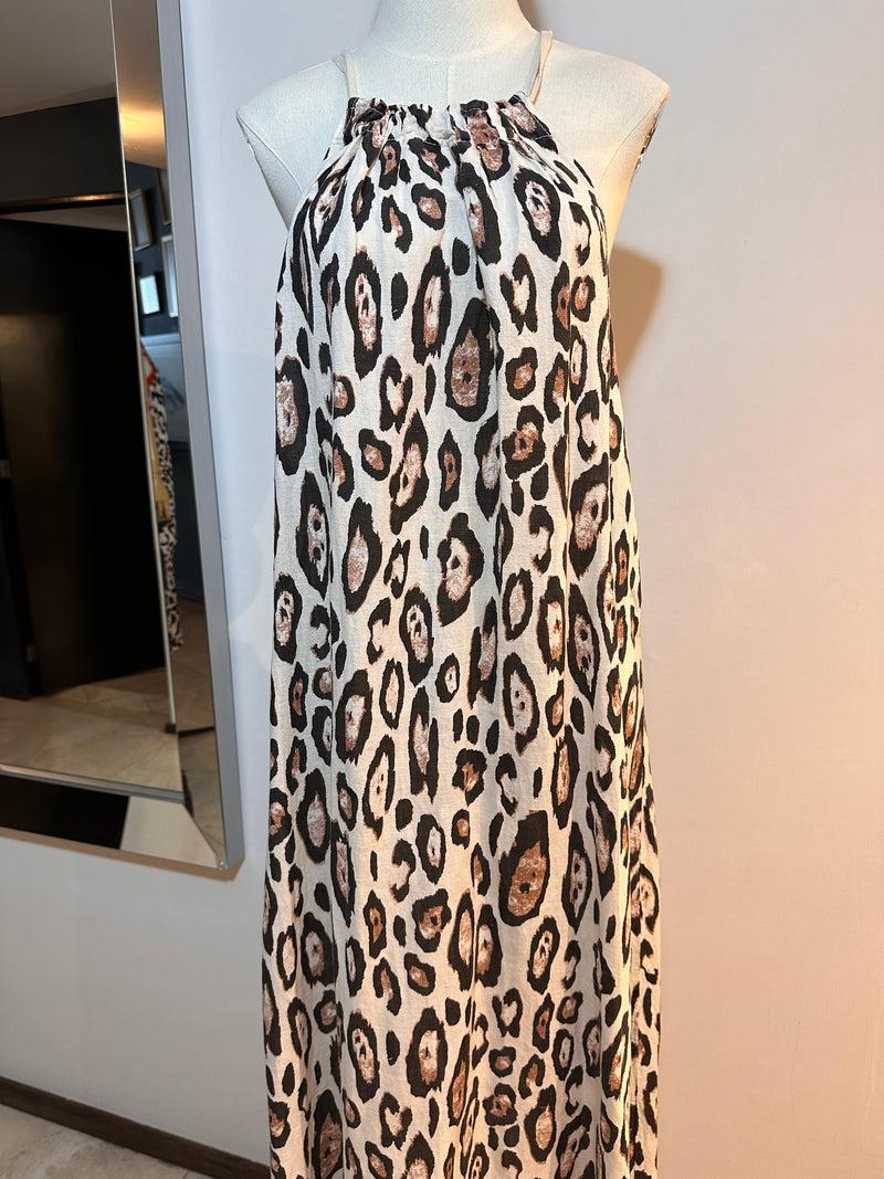 Vestido animal print