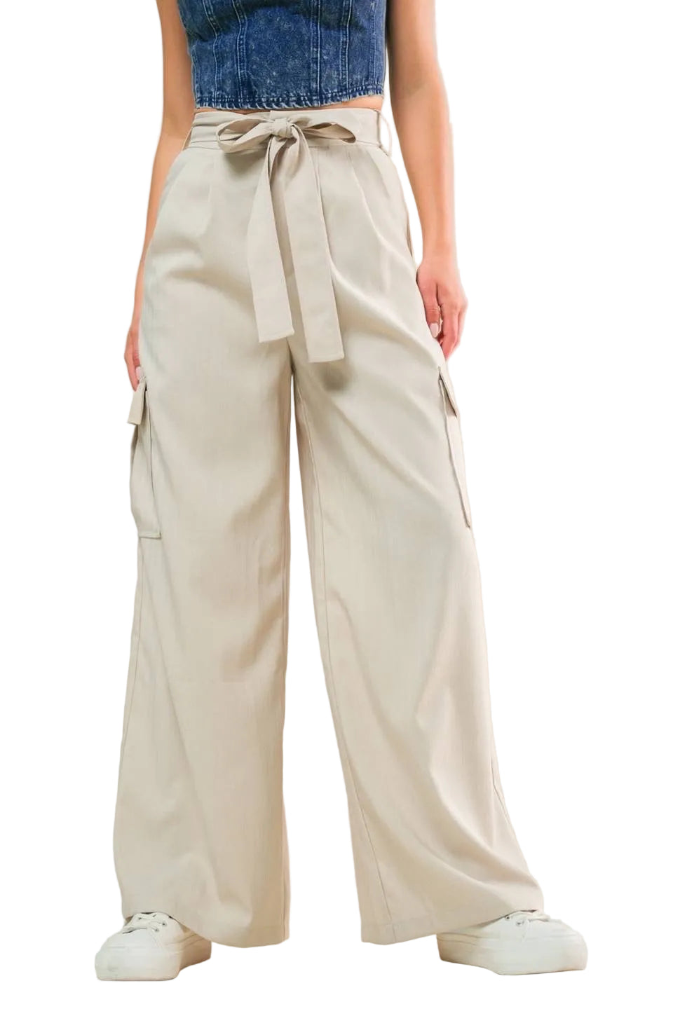 Pantalón Beige Lazo