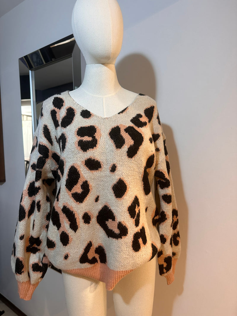 Sueter animal print