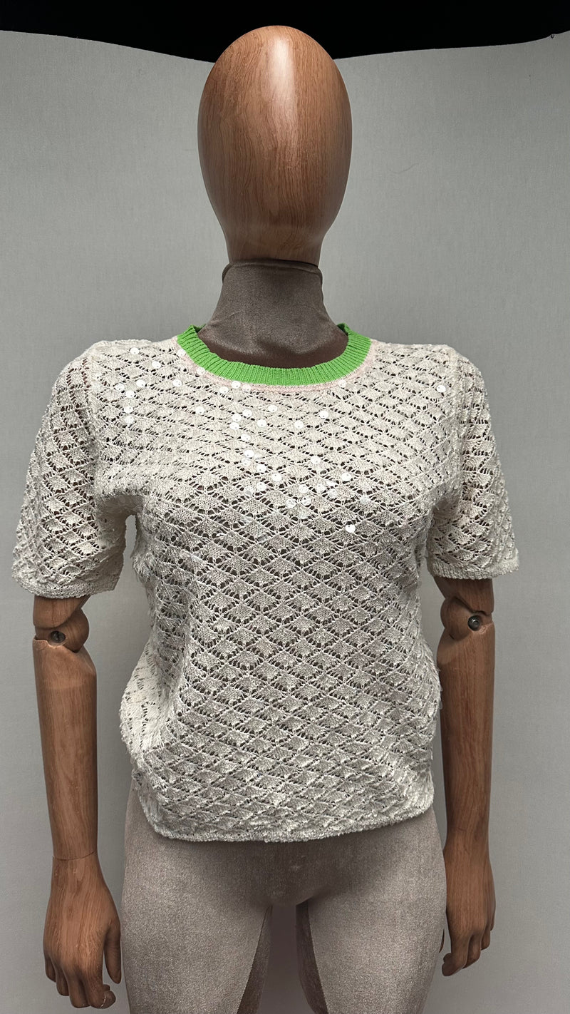 BLUSA LENTEJUELA TEJIDA