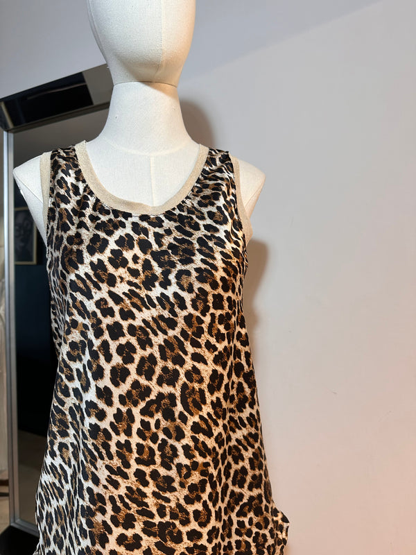 Blusa animal print seda