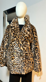 Abrigo animal print