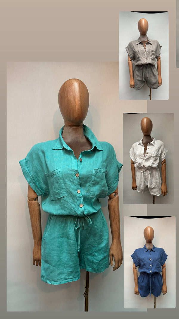 Jumpsuit short lino