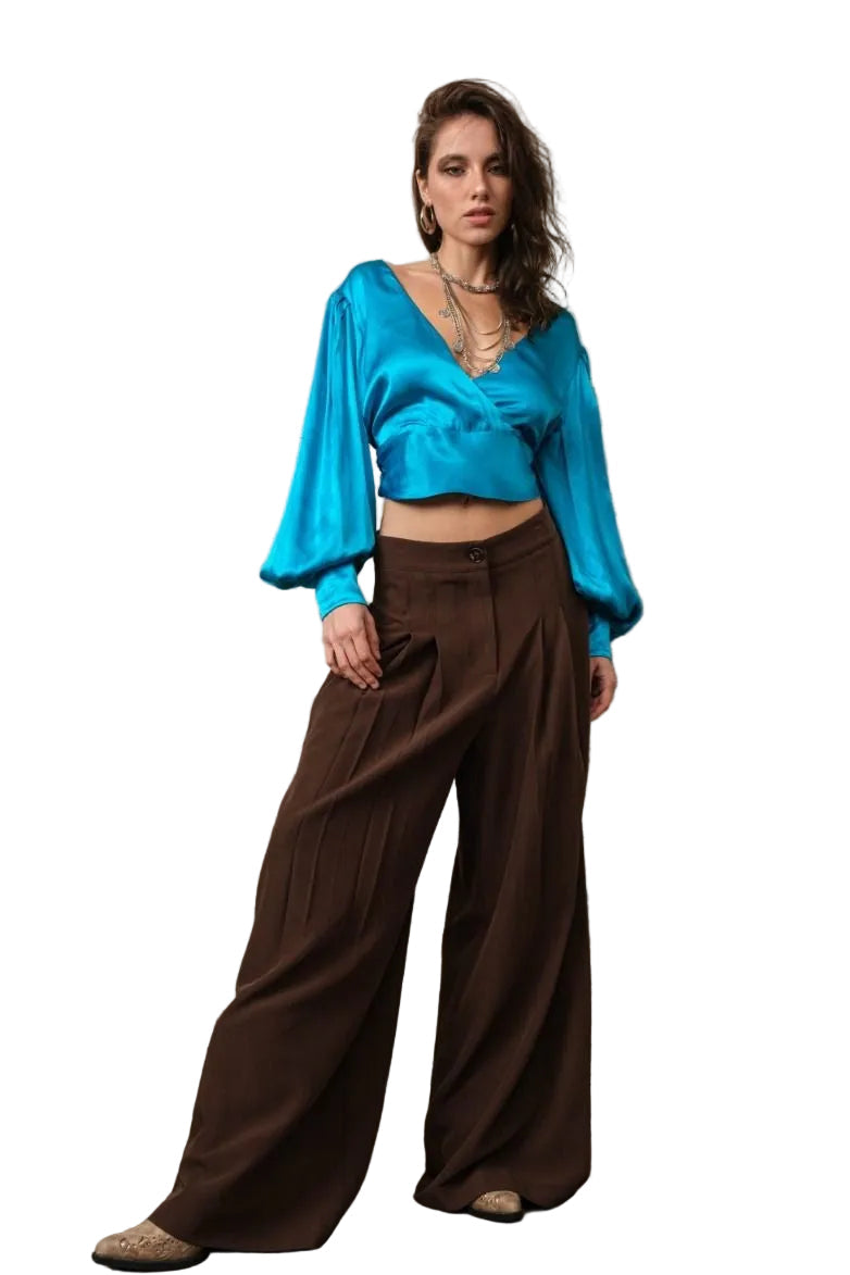 Pantalón Pinzas High Leg