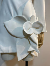 Vestido blanco flor